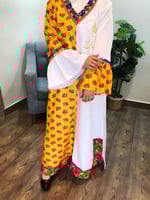 جلابية رمضان نسائي برتقالي