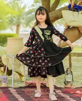 فستان بناتي رمضاني بالاسم_اسود