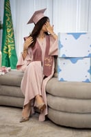 عبايات تخرج بينك Pink-متجر فرح