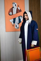 فروه شتوية لون كحلي مع سكري-متجر فرح