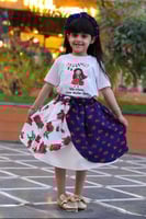 تنورة شالكي مع تيشرت بتصميم رمضاني-متجر فرح