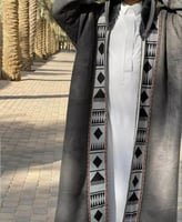 فروه رصاصي غامق بأطراف سدو شتوية-متجر فرح