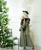 عبايات تخرج 2025 تفاحي مع زيتي-متجر فرح