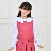 مريول ابتدائي وردي فيونكة