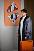 فروه لون رمادي مبطنة بفرو ناعم-متجر فرح