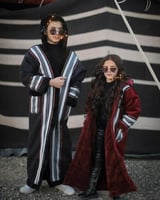 فروات بلونين بنقش سدو مبطنة بفراء-متجر فرح