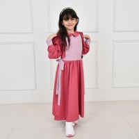 مريول أبتدائي بتدخيلة قماش الكاروهات