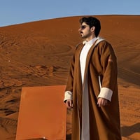 فروه شتوية لون جملي مع سكري-متجر فرح