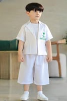 طقم كامل أليوم ألوطني كم قصير-متجر فرح.