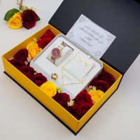 طقم الساعه نسائي فاخر-متجر فرح