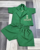 طقم اليوم الوطني قطعتين بلونين-متجر فرح