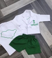 طقم اليوم الوطني قطعتين بلونين-متجر فرح