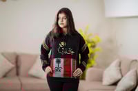 هودي يوم التأسيس أسود-متجر فرح