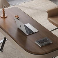 مكتب إيطالي فاخر من خشب أمريكا الشمالية - مكتب درا...