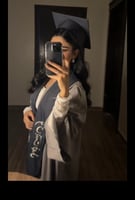 عباية تخرج رصاصي