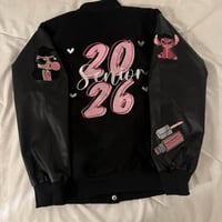 جاكيت اسود أكمام اسود جلد