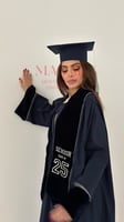 عباية تخرج كحلي