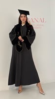 عباية تخرج اسود
