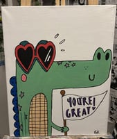 لوحة YOUR’E GREAT