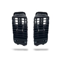 بكج ديكور ريش مكيف وسط أسود و إطار ريش المكيف فضي...