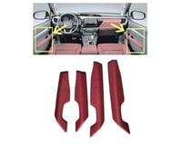 ديكورات مقابض باب هايلكس 2016-2021 عنابي