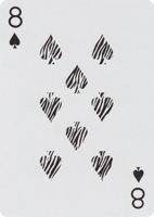 ورق لعب بلوت زيبرا كينج سلاير