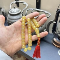 سبحة ( سندلس ) افغاني - قصه كبيره - لون اصفر مطفي