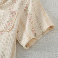 بجامة قطنية ريفية - 3 قطع