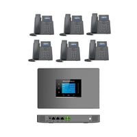 عرض 6 تليفونات سلكي مع سنترال يدعم خط ارضي