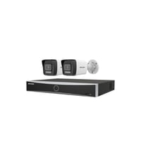 2 كاميرات مراقبة - IP بدقة 6 ميجابكسل +جهاز تسجيل...