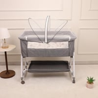 سرير أطفال نكست تومي متنقل 6 مستويات مع قاعدة هزاز...