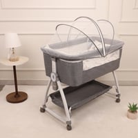 سرير أطفال نكست تومي متنقل 6 مستويات مع قاعدة هزاز...