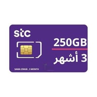 شريحة سوا بيانات | 250 جيجا لمدة 3 أشهر (84 يوم)