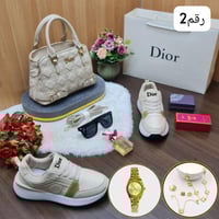 طقم شنطه ماركة ديور كامل نفس الصوره