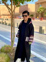 فروة معا السدو التراثي ولادي وبناتي