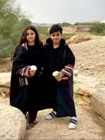 فروة معا السدو التراثي ولادي وبناتي