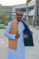 سديري جوخ لون بيج - كحلي