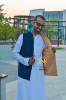 سديري جوخ لون بيج - كحلي