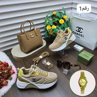 طقم شنطه ماركة شانيل كامل نفس الصوره