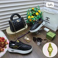 طقم شنطه ماركة شانيل كامل نفس الصوره