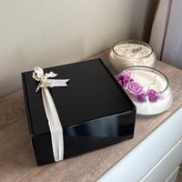 شمعة رمضان معطرة بزجاج فاخر.. مع بوكس رمضاني