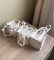 شمعة الأزهار المعطرة الحجم الكبير مع بوكس وكيس