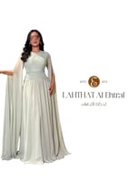 فستان شيفون مطرز