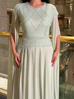 فستان شيفون مطرز