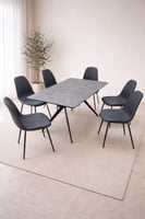 طاولة طعام 6 كراسي