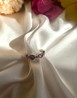 خاتم حب وردية تصميم مميز