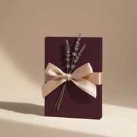 تغليف خمري مع لافندر