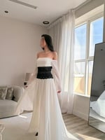 فستان جورجيت علي شيفون