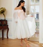 فستان ميدي كورسيه فخم