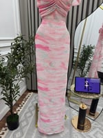 فستان مموج للعيد من سكر